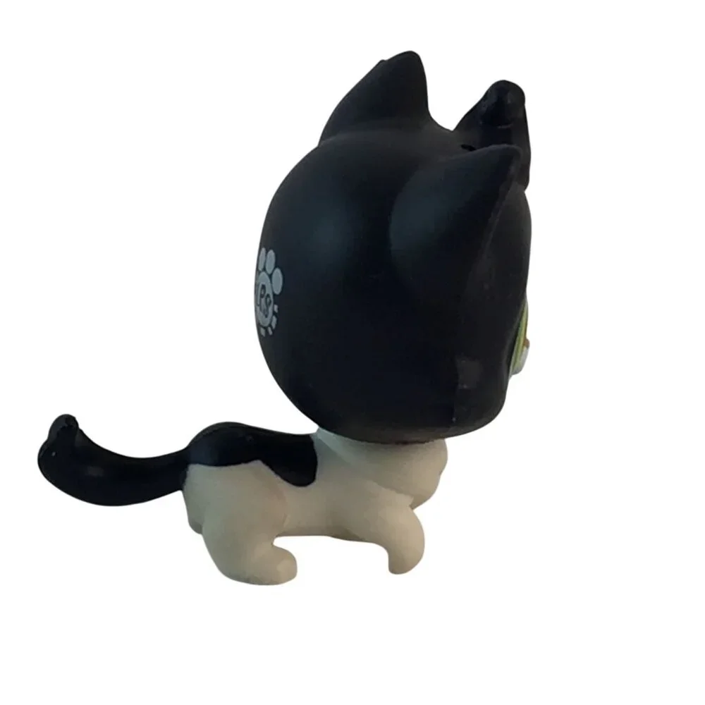 Littlest Pet Shop LPS #319 Glossy Felinsky Cat #320 Inkwell Felinsky Kitten - Picture 10 of 11